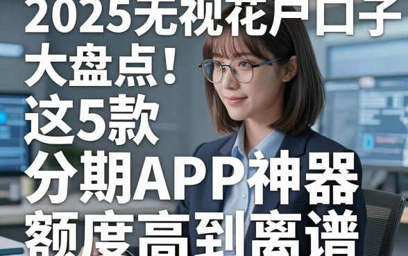 2025无视花户口子大盘点!这5款分期APP神器额度高到离谱