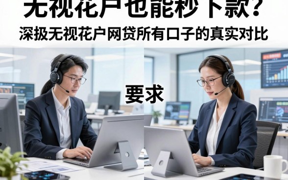 无视花户也能秒下款?深扒无视花户网贷所有口子的真实对比