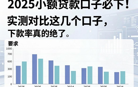 2025小额贷款口子必下!实测对比这几个口子,下款率真的绝了
