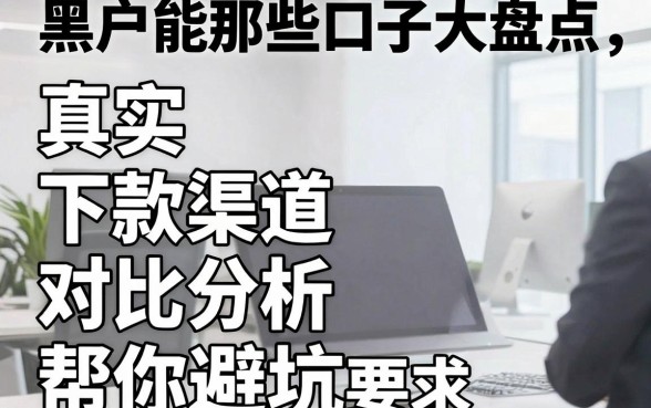 黑户能那些口子大盘点,真实下款渠道对比分析帮你避坑