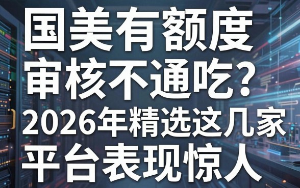 国美有额度审核不通吃?2026年精选这几家平台表现惊人