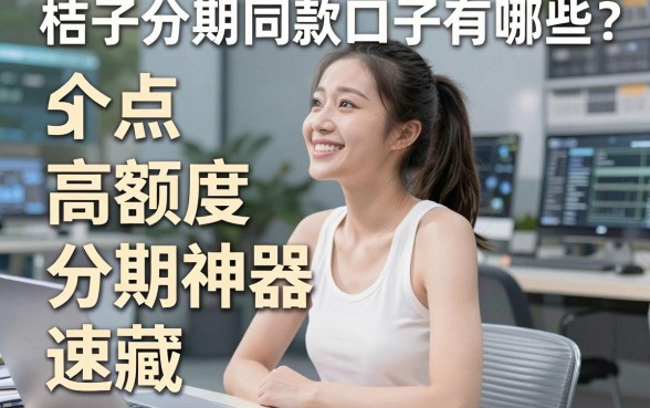 桔子分期同款口子有哪些?盘点5个高额度分期神器,速藏!