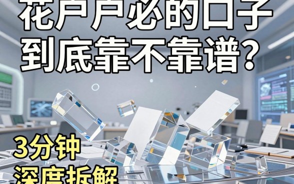 花户户必下的口子到底靠不靠谱？3分钟深度拆解，看完秒懂！