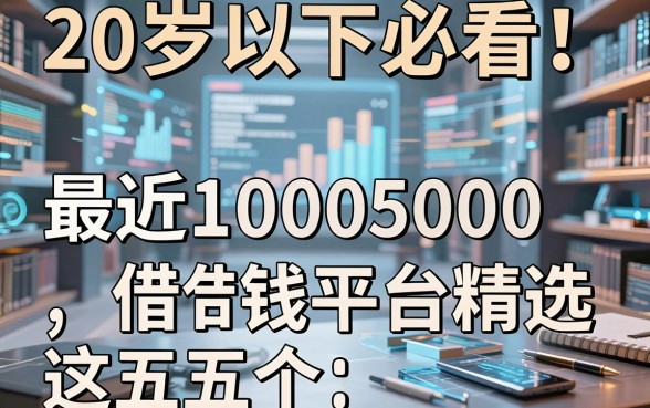 20岁以下必看!最近10005000借钱平台精选这五个