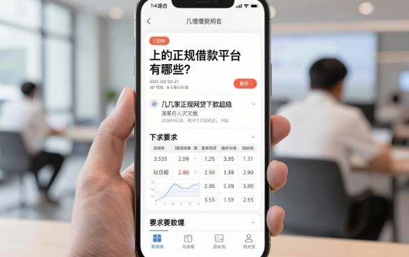 手机上的正规借款平台有哪些?这几家正规网贷下款超稳