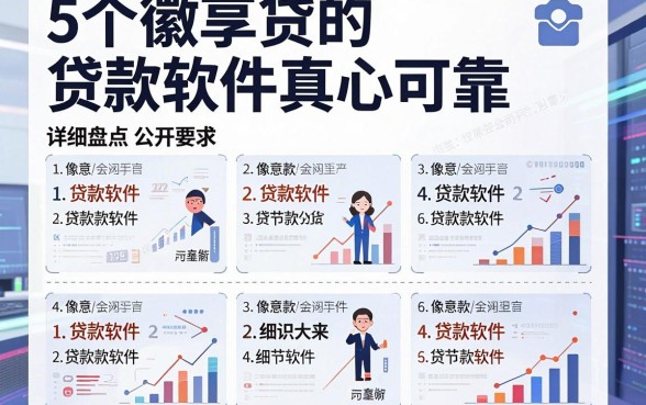 5个像徽享贷的贷款软件真心可靠,详细盘点公开!