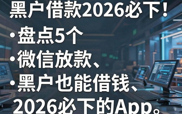 黑户借款2026必下！盘点5个微信放款、黑户也能借钱2026必下的App