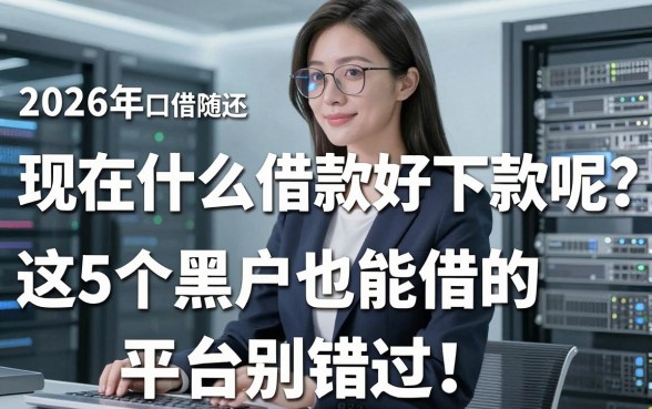 2026年随借随还口子精选：现在什么借款好下款呢？这5个黑户也能借的平台别错过！