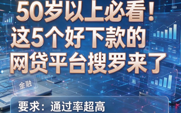 50岁以上必看!这5个好下款的网贷平台搜罗来了,通过率超高