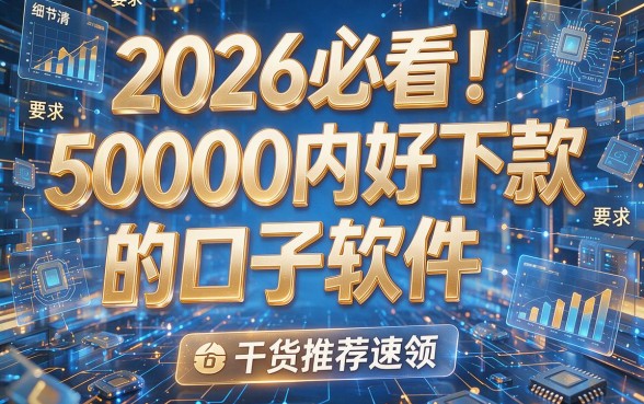 2026必看！盘点5个50000内好下款的口子软件，干货推荐速领