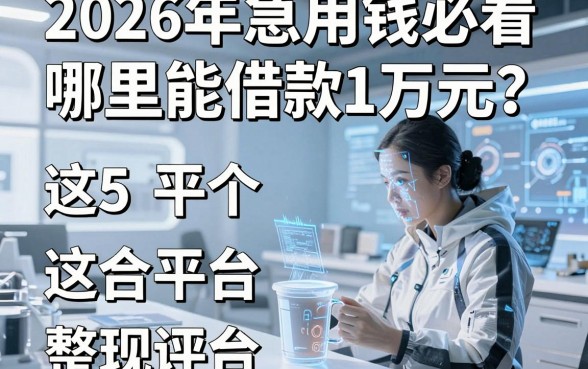 2026年急用钱必看:哪里能借款1万元?这5个正规平台整合评析!