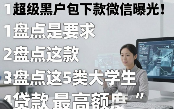 超级黑户包下款微信曝光!盘点这5类大学生贷款最高额度