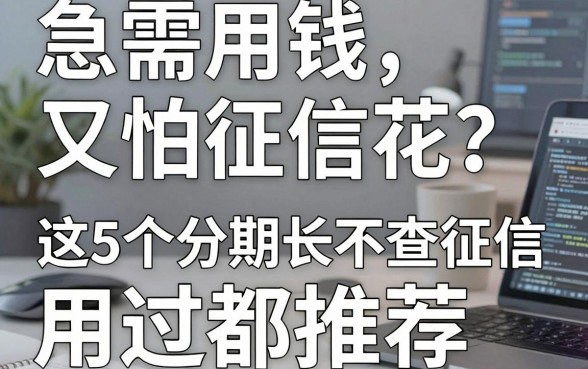 急需用钱又怕征信花?这5个分期长不查征信的借钱软件,用过都推荐!