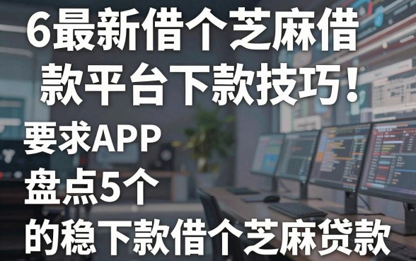 6最新借个芝麻借款平台下款技巧!盘点5个稳下款的借个芝麻贷款APP