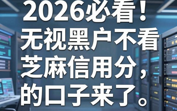 2026必看!无视黑户不看芝麻信用分的口子来了,灵活借5000别错过