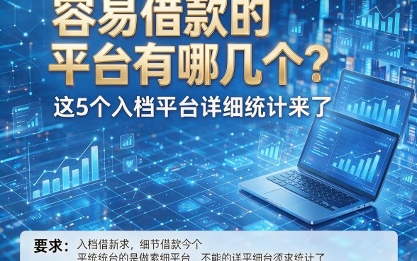 容易借款的平台有哪几个？这5个入档平台详细统计来了