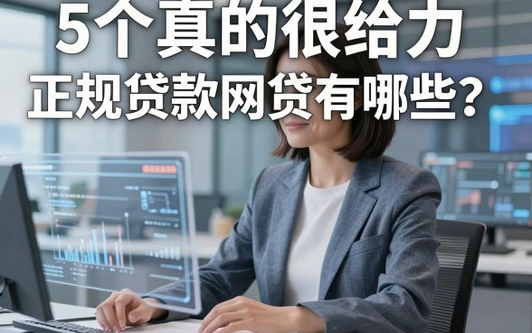 5个真的很给力的正规贷款网贷有哪些?本篇为您细致剖析!