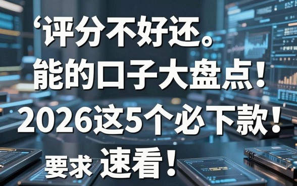 评分不好还能贷的口子大盘点!2026这5个必下款,速看