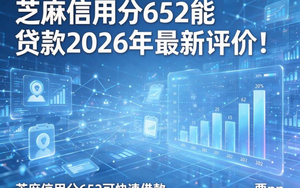 芝麻信用分652能贷款2026年最新评价!全面解析这五款芝麻信用分652可快速借款的app