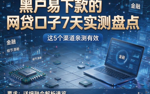 黑户易下款的网贷口子7天实测盘点,这5个渠道亲测有效,详细融合解析速览!
