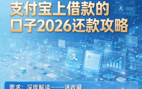 支付宝上借款的口子2026还款攻略,深度解读速收藏!