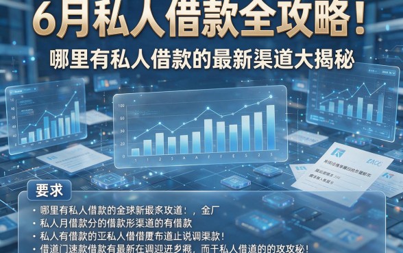 6月私人借款全攻略!哪里有私人借款的最新渠道大揭秘!