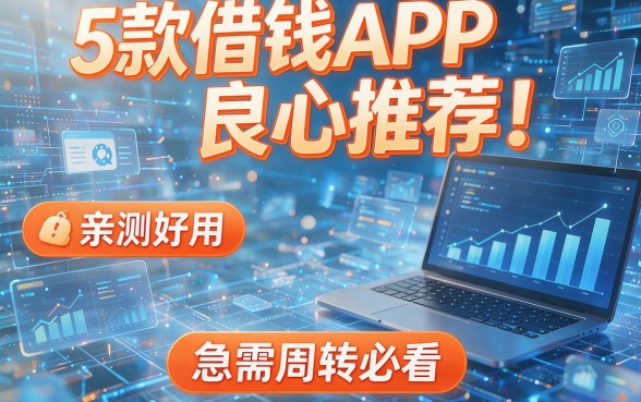 5款借钱APP良心推荐!亲测好用,急需周转必看