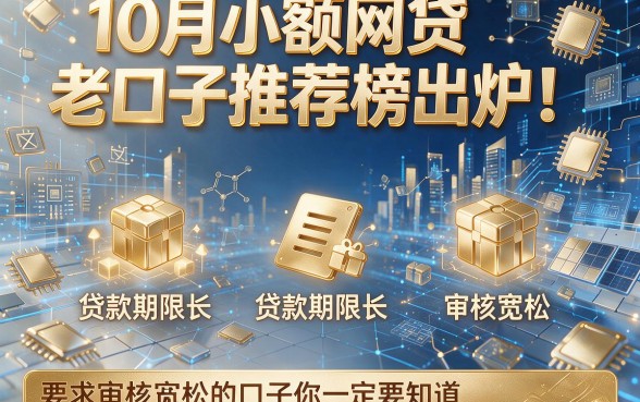 10月小额网贷老口子推荐榜出炉!这五款贷款期限长、审核宽松的口子你一定要知道
