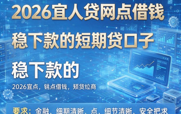 2026宜人贷网点借钱，全面盘点5个稳下款的短期贷口子