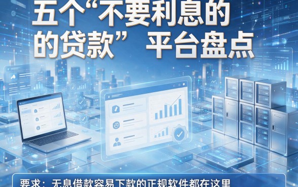 五个“不要利息的贷款”平台盘点,无息借款容易下款的正规软件都在这里