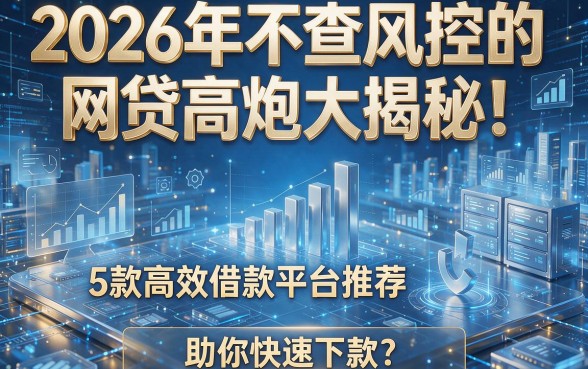 2026年不查风控的网贷高炮大揭秘!5款高效借款平台推荐,助你快速下款