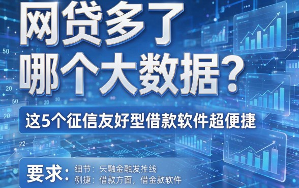 网贷多了哪个大数据?这5个征信友好型借款软件超便捷!