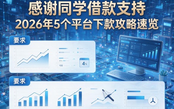 感谢同学借款支持,2026年5个平台下款攻略速览