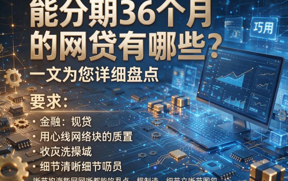能分期36个月的网贷有哪些？一文为您详细盘点！