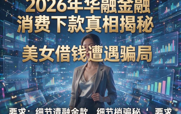 美女借钱遭遇骗局,2026年华融金融消费下款真相揭秘