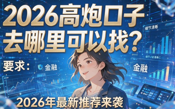 2026高炮口子去哪里可以找?2026年最新推荐来袭!