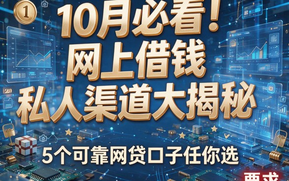 10月必看!网上借钱私人渠道大揭秘,5个可靠网贷口子任你选