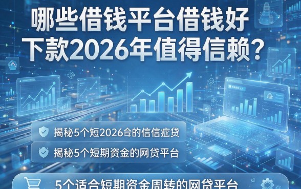 哪些借钱平台借钱好下款2026年值得信赖?揭秘5个适合短期资金周转的网贷平台