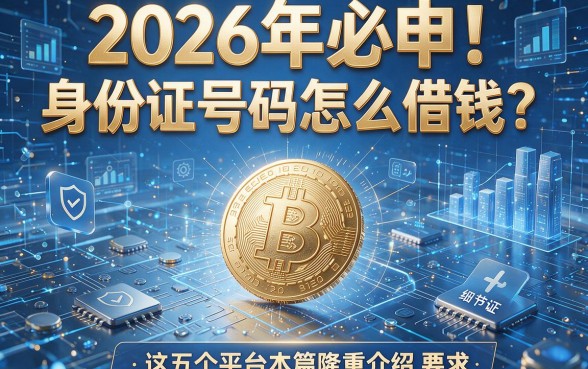 2026年必申!身份证号码怎么借钱?这五个平台本篇隆重介绍!