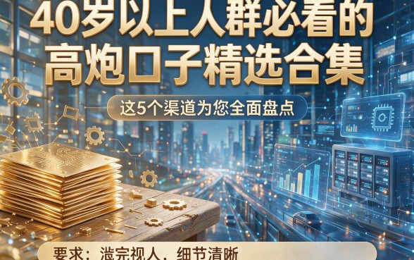 40岁以上人群必看的高炮口子精选合集,这5个渠道为您全面盘点!