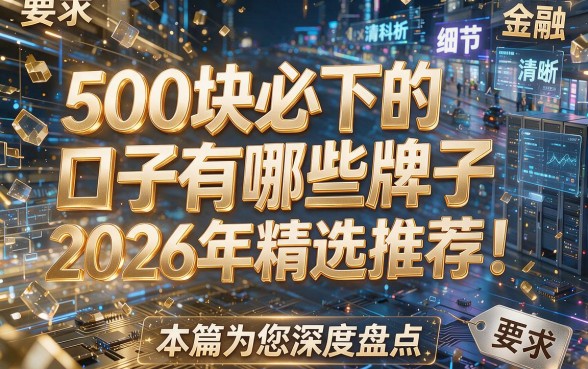 500块必下的口子有哪些牌子2026年精选推荐!本篇为您深度盘点!