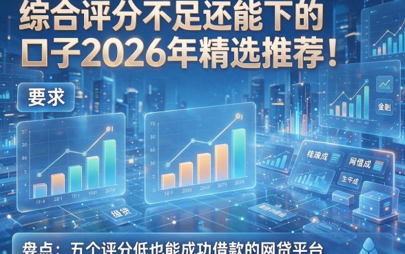 综合评分不足还能下的口子2026年精选推荐!盘点五个评分低也能成功借款的网贷平台