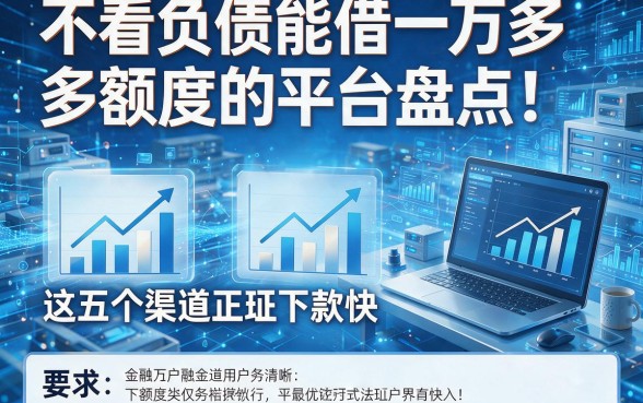 不看负债能借一万多额度的平台盘点!这五个渠道正规下款快