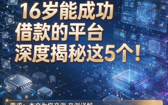 16岁能成功借款的平台深度揭秘这5个!本文为您亲测详解!