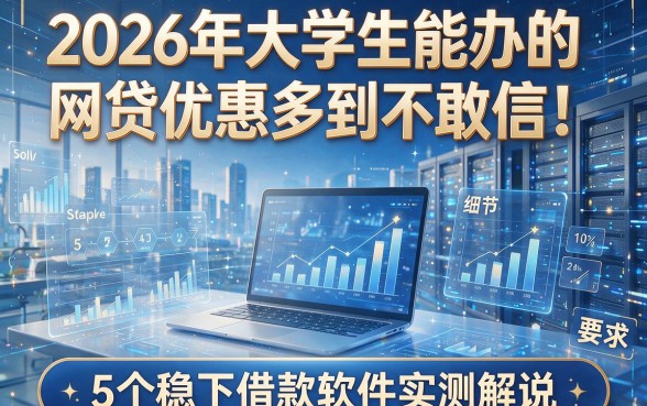 2026年大学生能办的网贷优惠多到不敢信！5个稳下借款软件实测解说