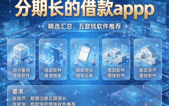 分期长的借款app,精选汇总五款期限长、放款快的借钱软件推荐