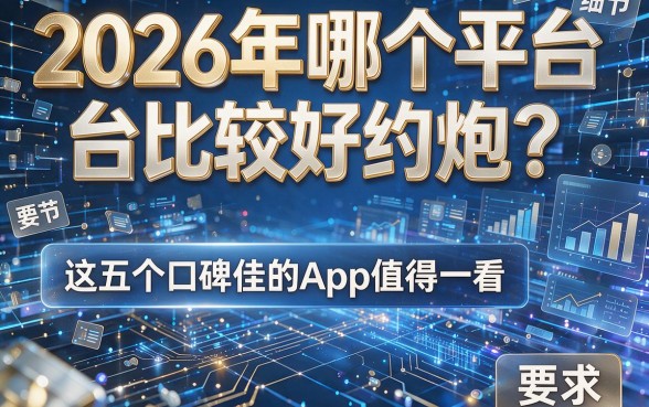 2026年哪个平台比较好约炮?这五个口碑佳的App值得一看!