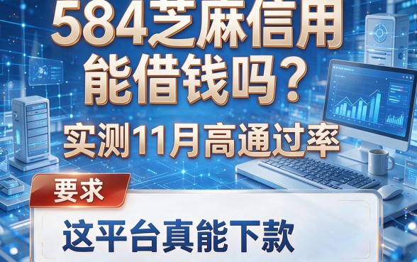 584芝麻信用能借钱吗?实测11月高通过率,这平台真能下款!