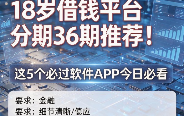 18岁借钱平台分期36期推荐!这5个必过软件APP今日必看