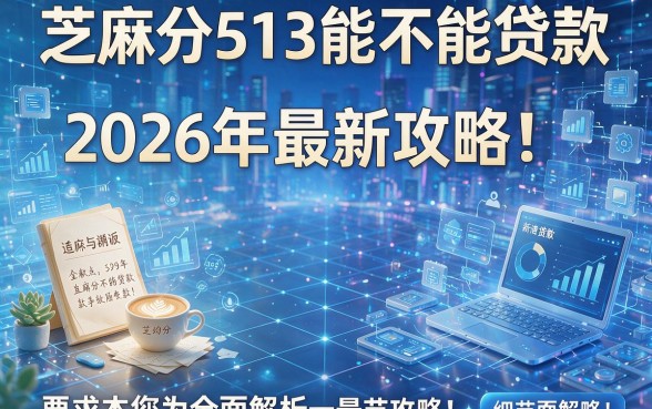芝麻分513能不能贷款2026年最新攻略!本篇为您全面解析!